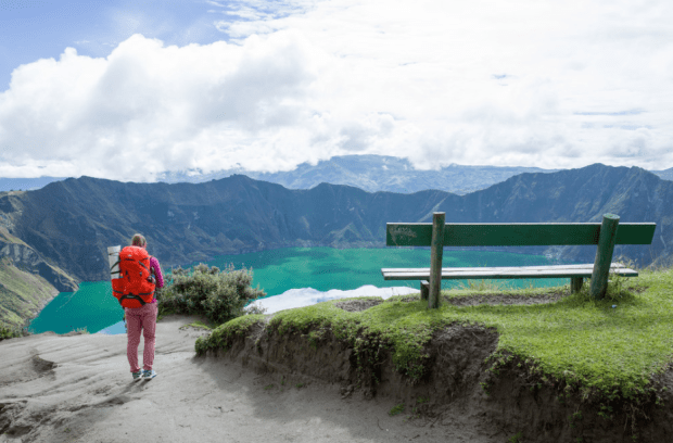 Hike in Quilotoa
